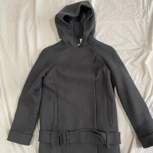 Barneys New York womens gray coat size 42 8